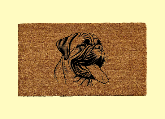 Bullmastiff Welcome Door Mat