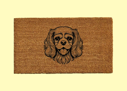 Cavalier King Charles Spaniel Welcome Door Mat