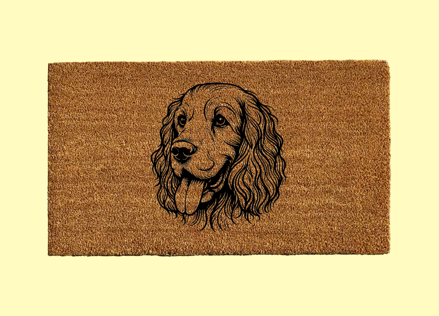 Clumber Spaniel Welcome Door Mat