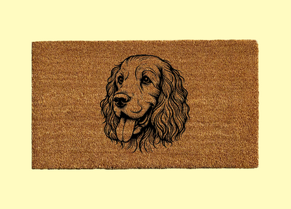Clumber Spaniel Welcome Door Mat