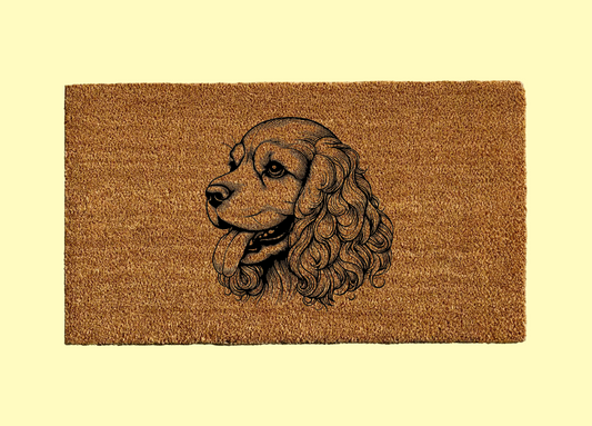 Cocker Spaniel Welcome Door Mat