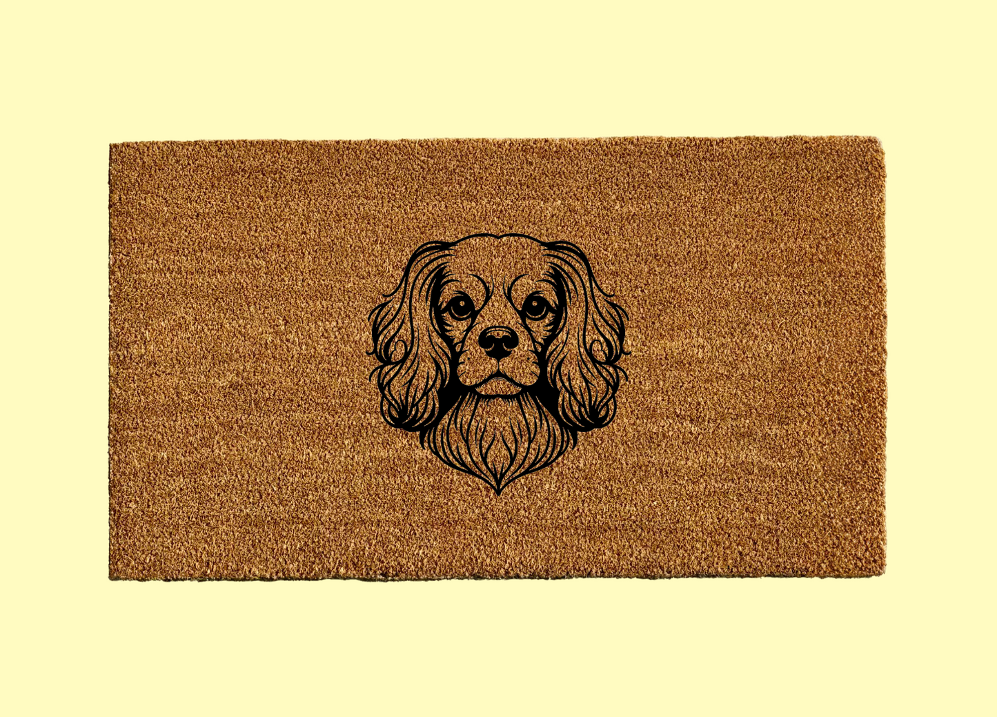 English Toy Spaniel Welcome Door Mat