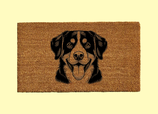 Entlebucher Mountain Dog Welcome Door Mat