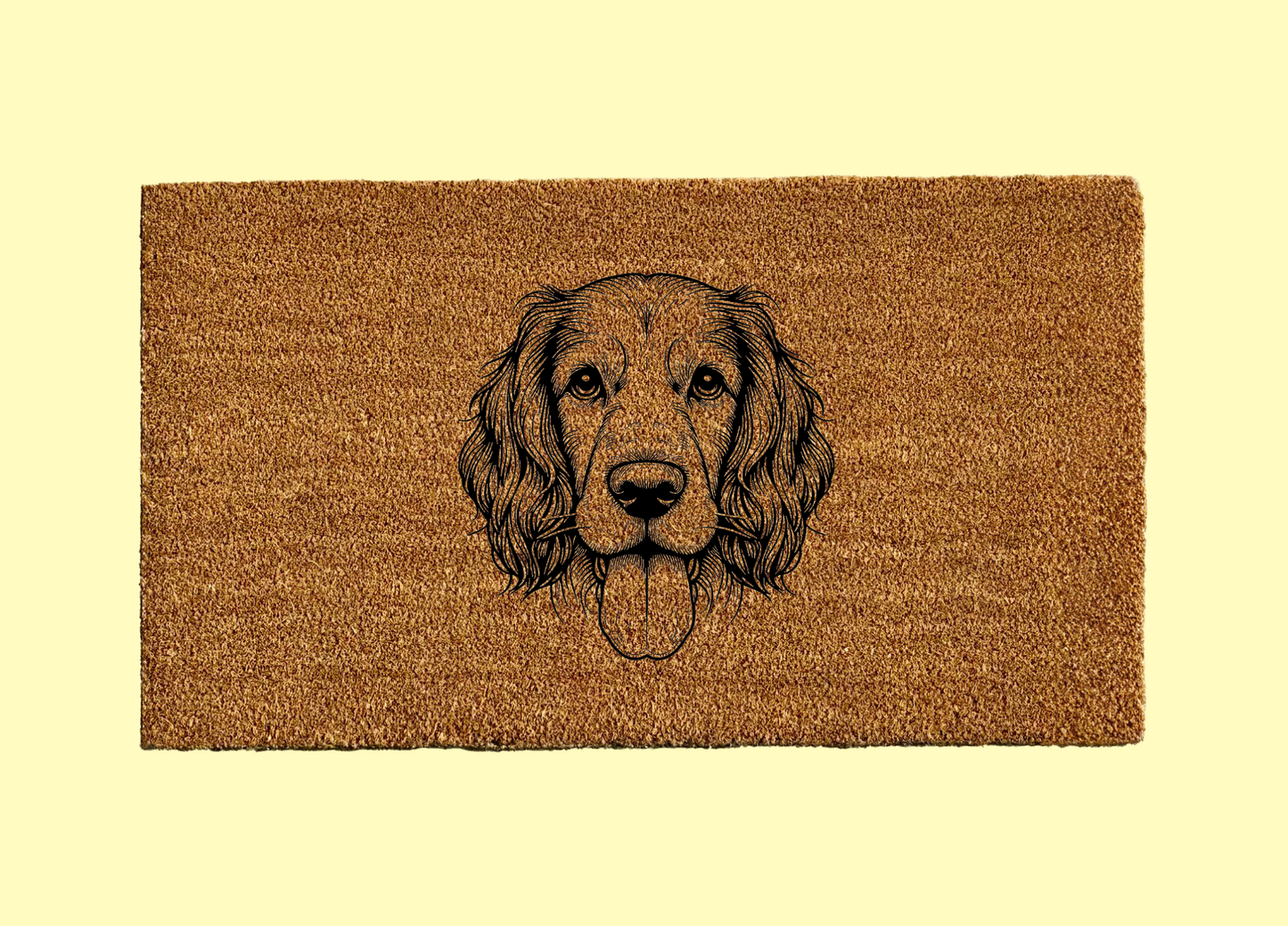 Field Spaniel Welcome Door Mat