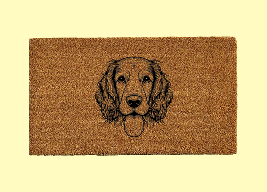 Field Spaniel Welcome Door Mat