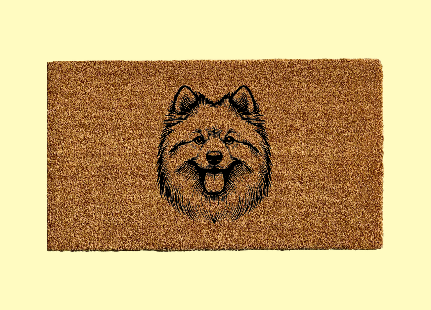 Finnish Spitz Welcome Door Mat