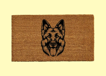 German Shepherd Welcome Door Mat