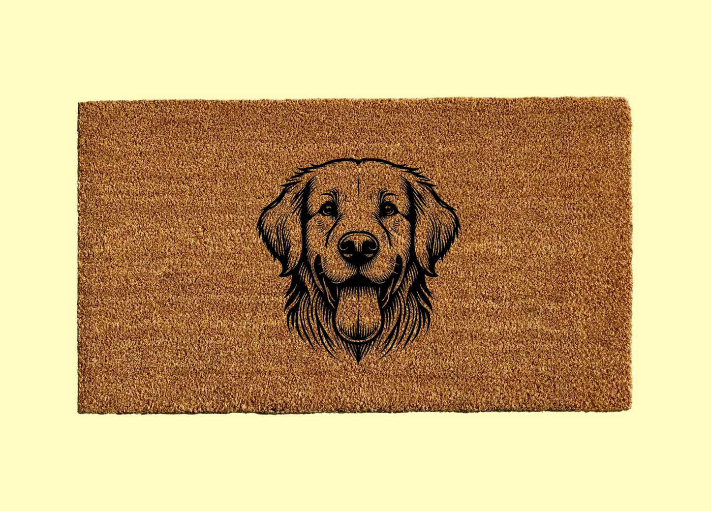 Goldador Welcome Door Mat
