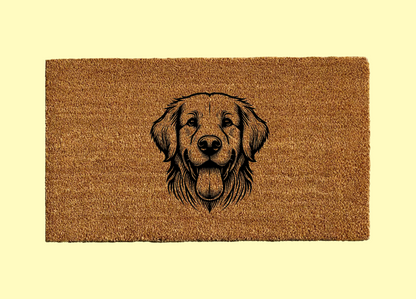 Goldador Welcome Door Mat