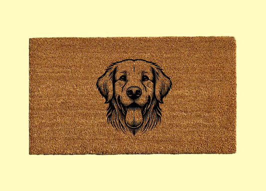 Goldador Welcome Door Mat