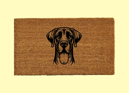 Great Dane Welcome Door Mat