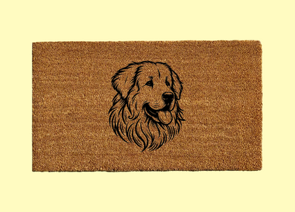 Great Pyrenees Welcome Door Mat
