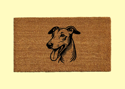 Greyhound Welcome Door Mat