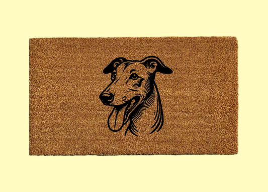 Greyhound Welcome Door Mat