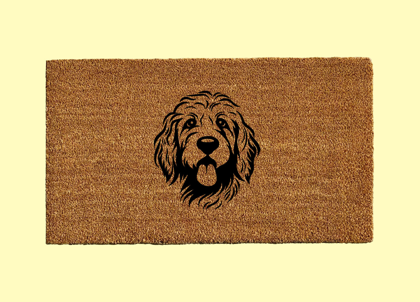 Goldendoodle Welcome Door Mat