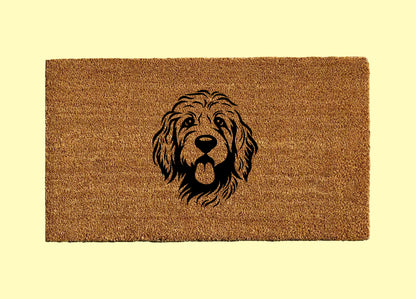 Goldendoodle Welcome Door Mat