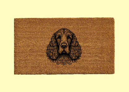Irish Water Spaniel Welcome Door Mat