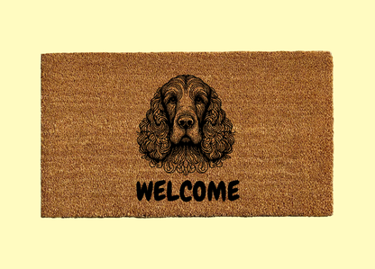 Irish Water Spaniel Welcome Door Mat