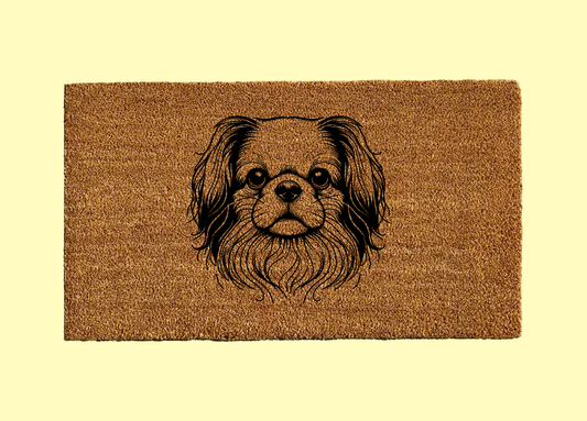 Japanese Chin Welcome Door Mat