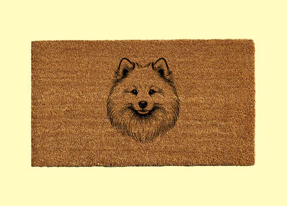 Japanese Spitz Welcome Door Mat