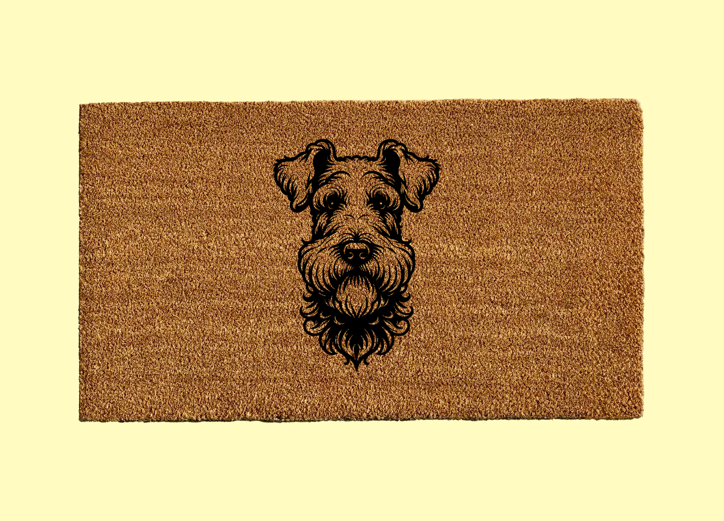 Kerry Blue Terrier Welcome Door Mat