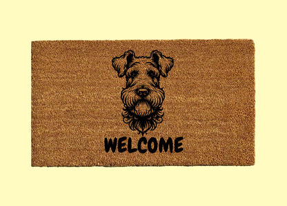 Kerry Blue Terrier Welcome Door Mat
