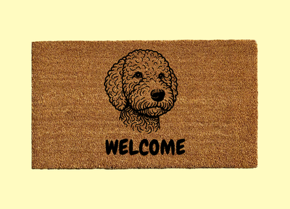 Lagotto Romangnolo Welcome Door Mat
