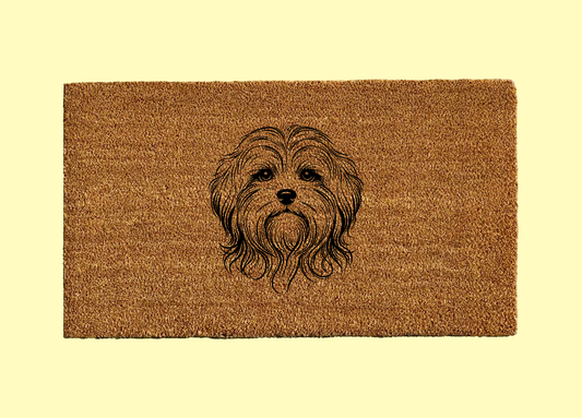 Lowchen Welcome Door Mat