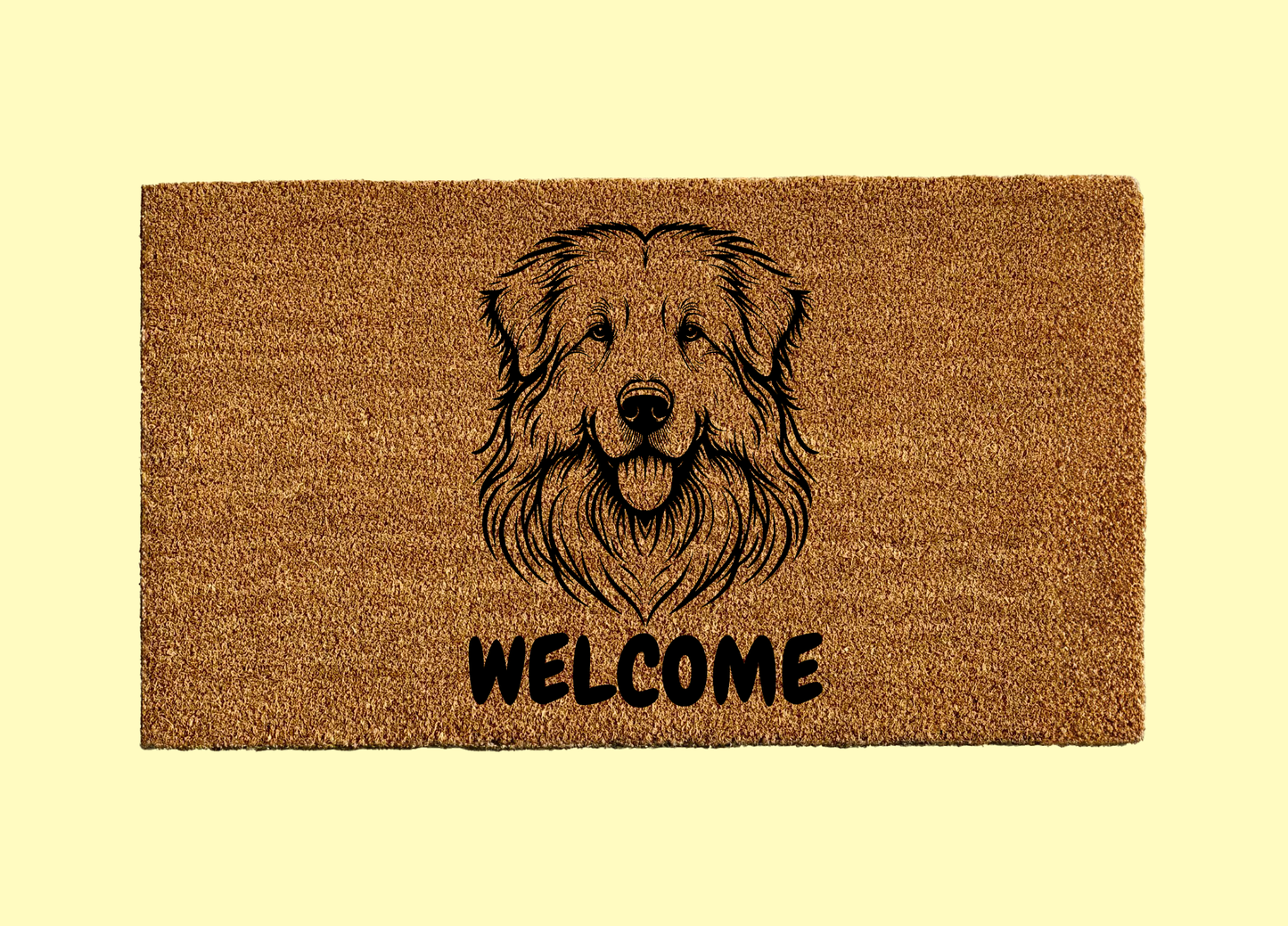 Maremma Sheepdog Welcome Door Mat