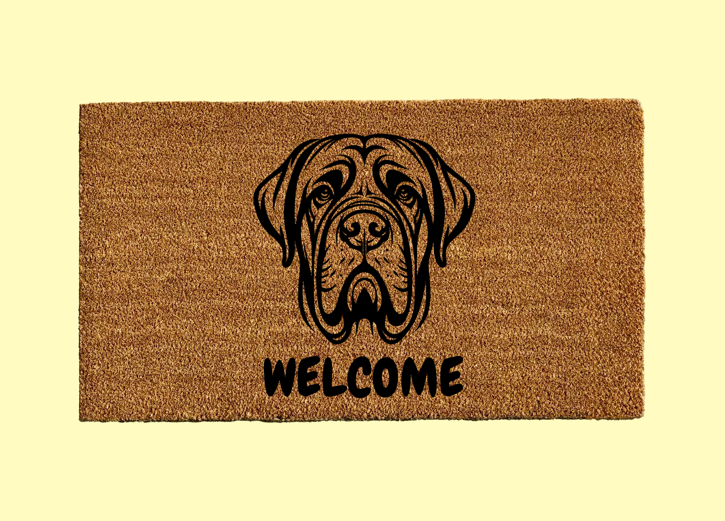 Mastiff Welcome Door Mat