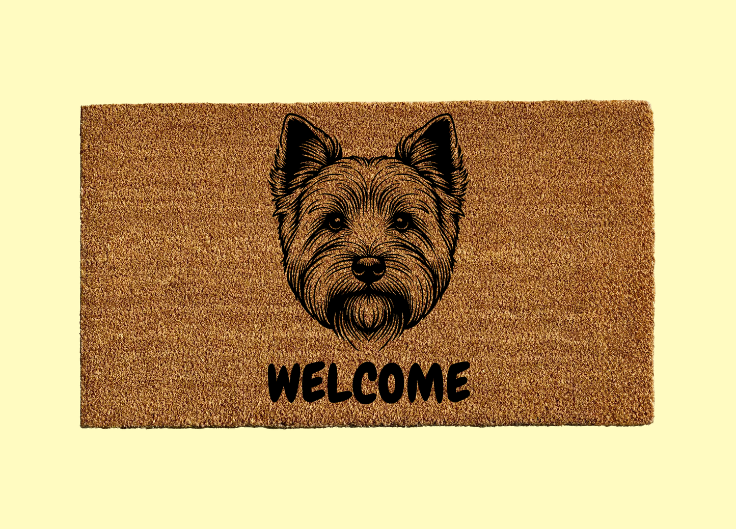 Norfolk Terrier Welcome Door Mat