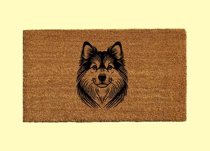 Norwegian Buhund Welcome Door Mat