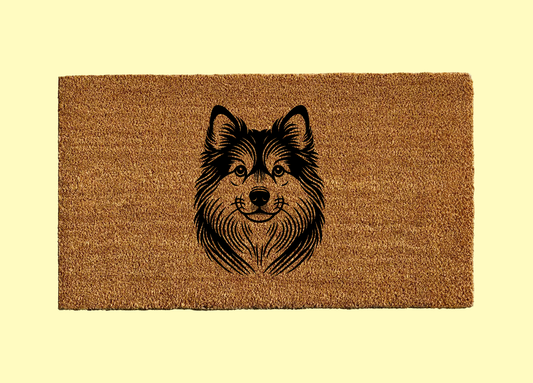 Norwegian Buhund Welcome Door Mat