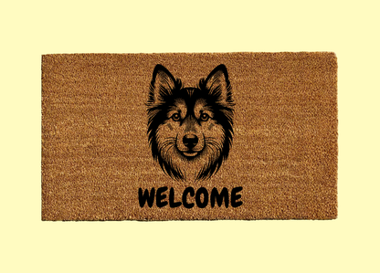 Norwegian Lundehund Welcome Door Mat