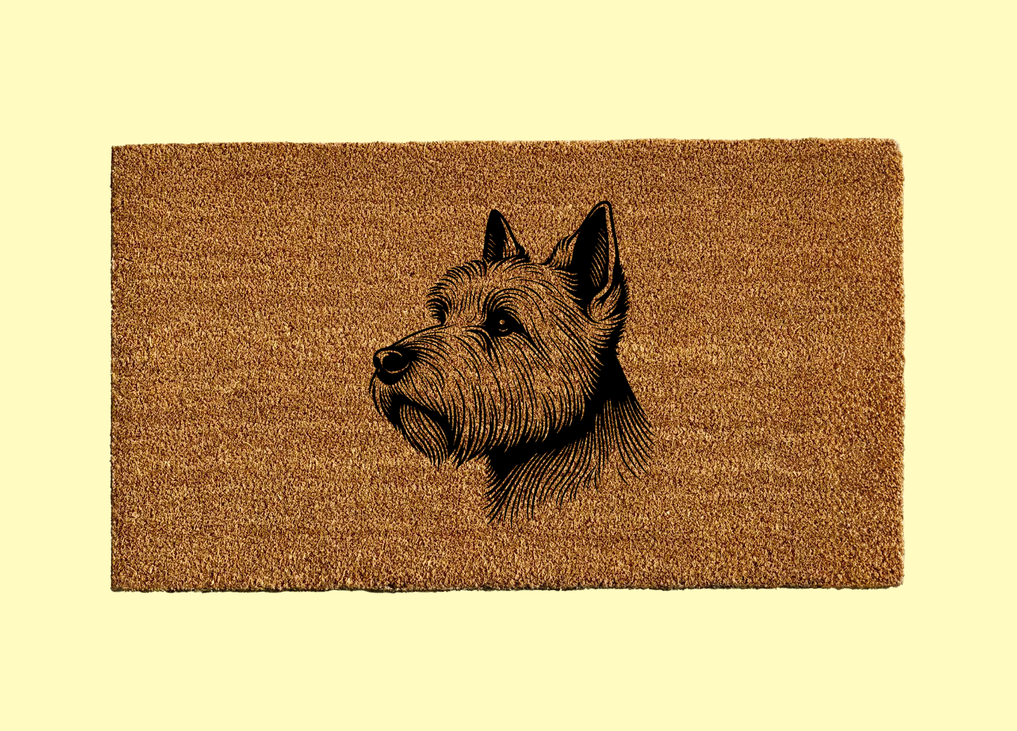 Norwich Terrier Welcome Door Mat