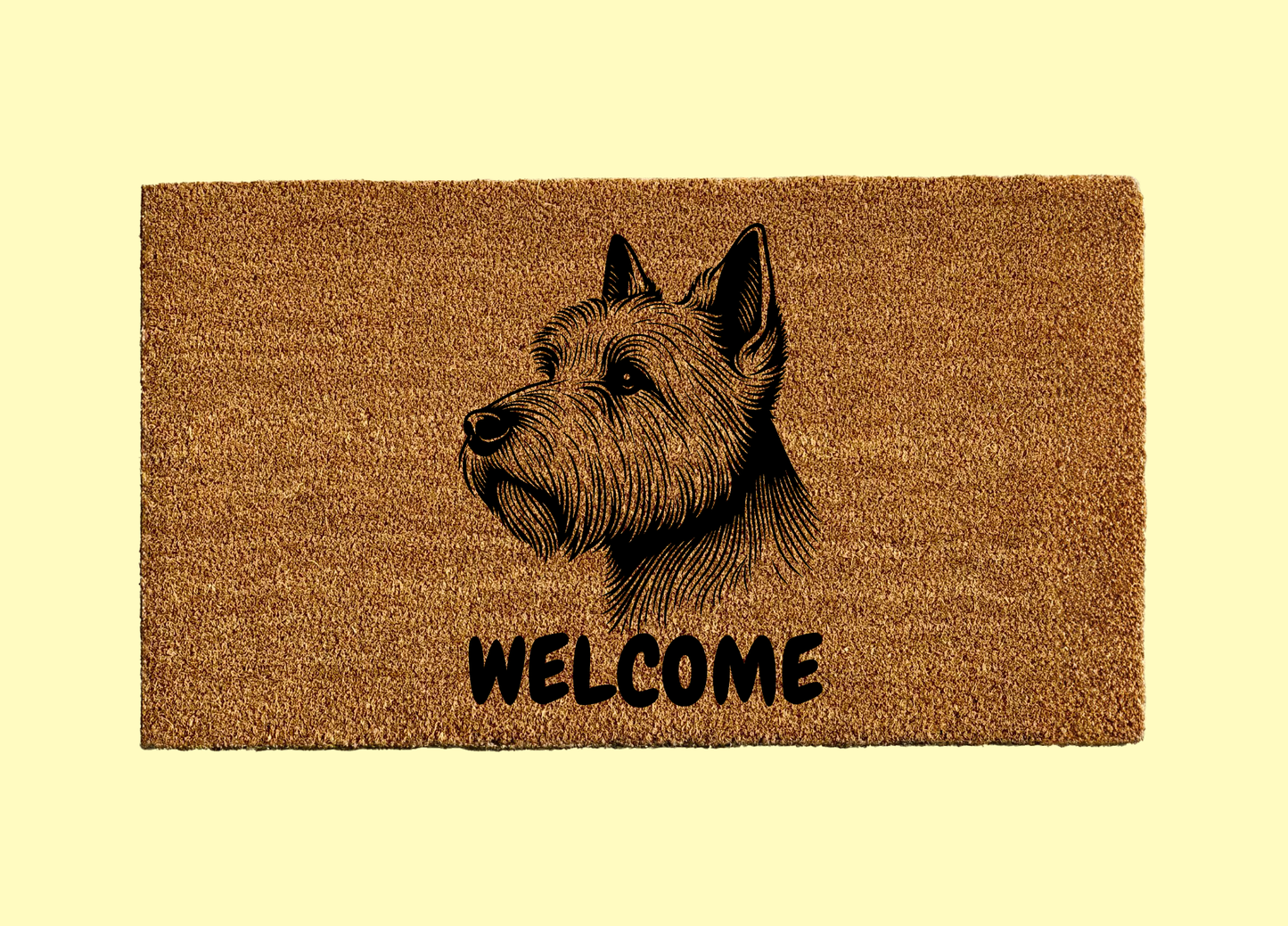 Norwich Terrier Welcome Door Mat
