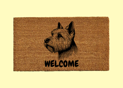 Norwich Terrier Welcome Door Mat