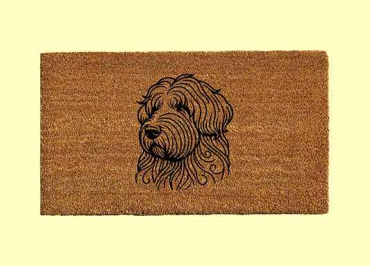 Old English Sheepdog Welcome Door Mat