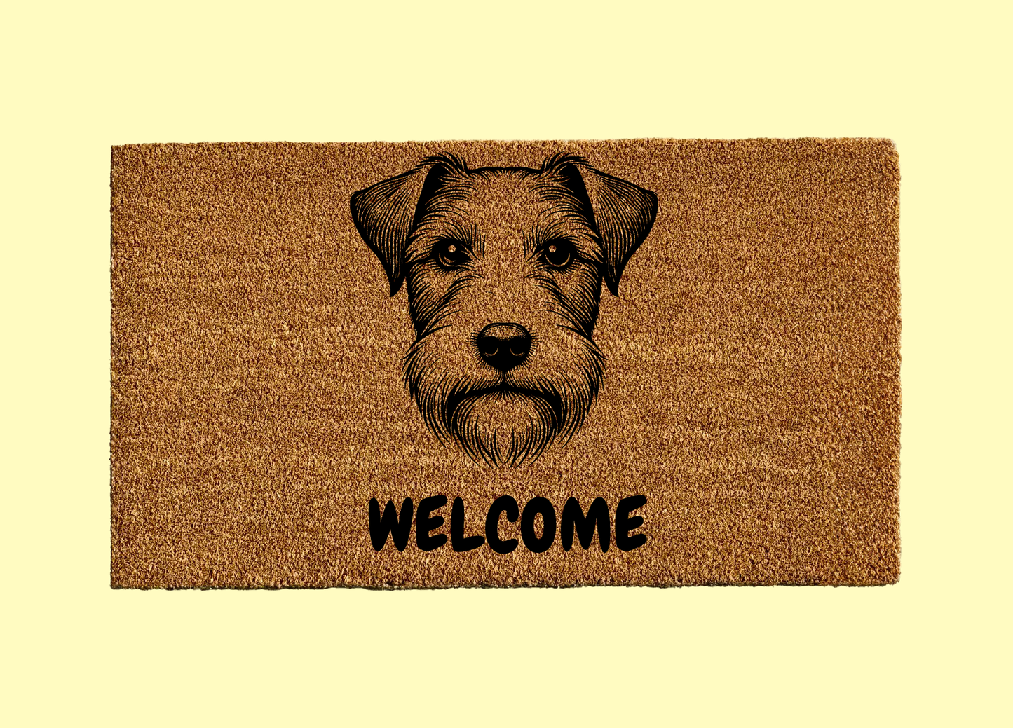 Parson Russell Terrier Welcome Door Mat