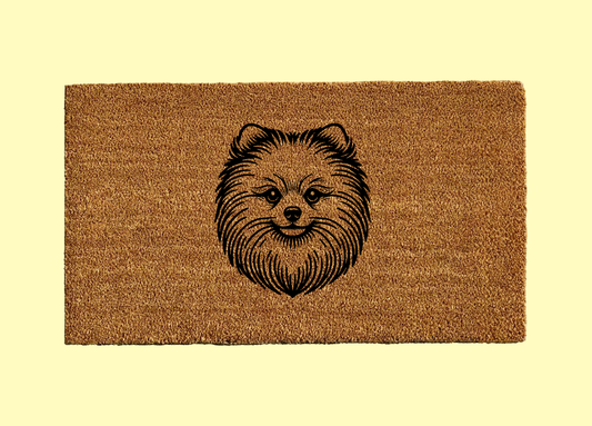 Pomeranian Welcome Door Mat