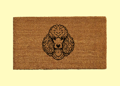 Poodle Welcome Door Mat