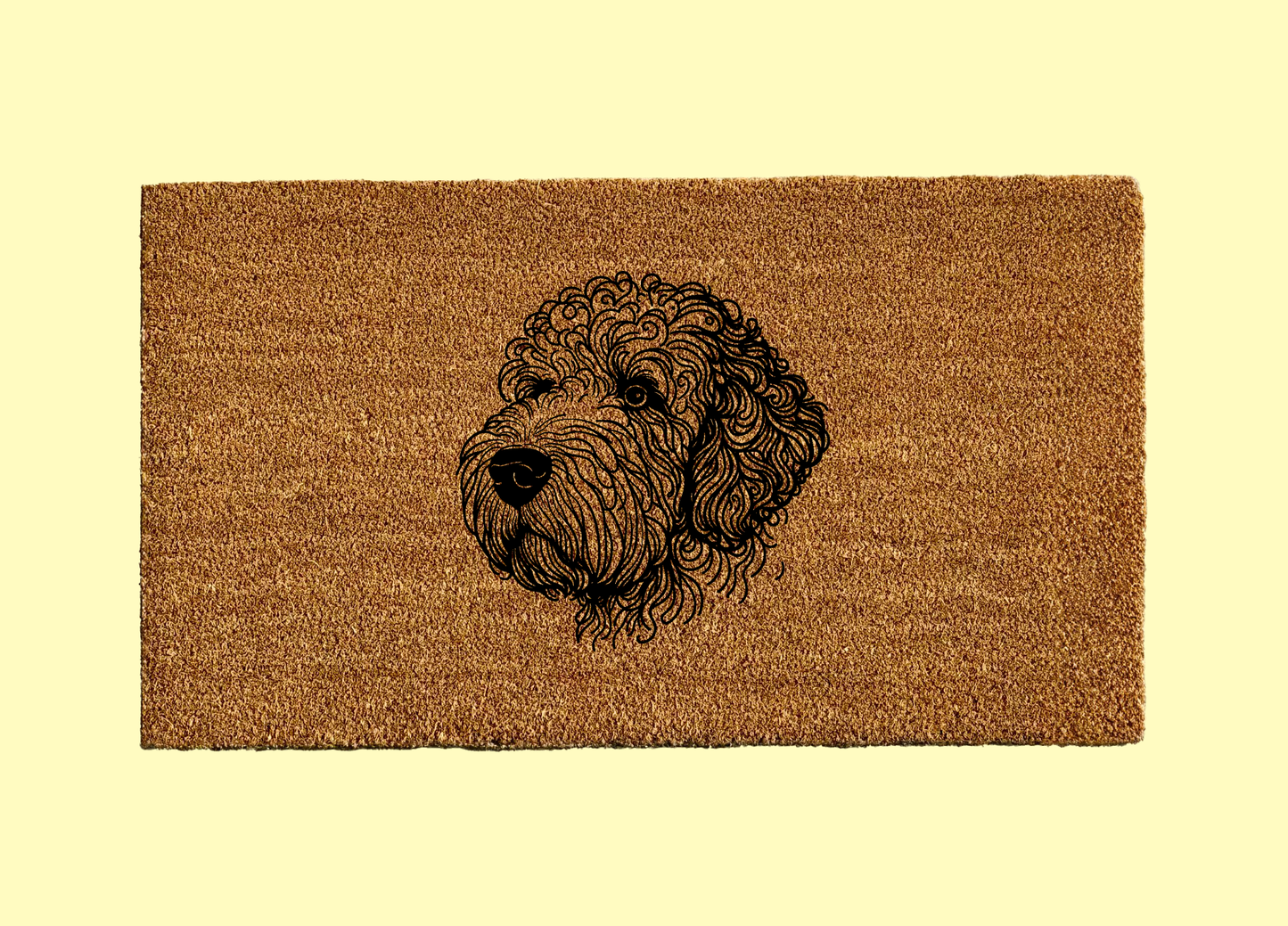 Portuguese Water Dog Welcome Door Mat