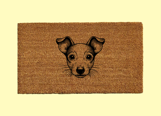 Rat Terrier Welcome Door Mat