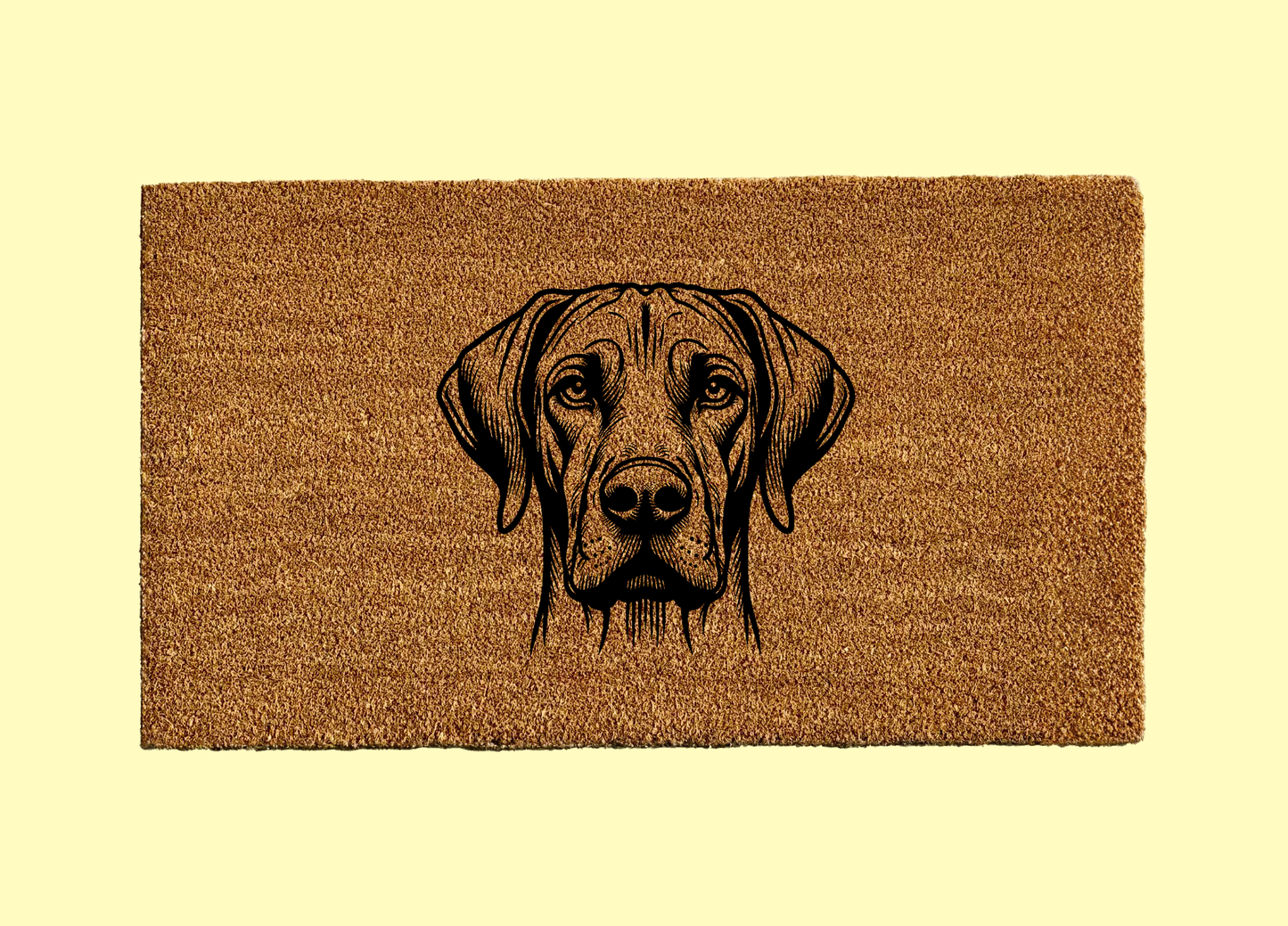 Rhodesian Ridgeback Welcome Door Mat