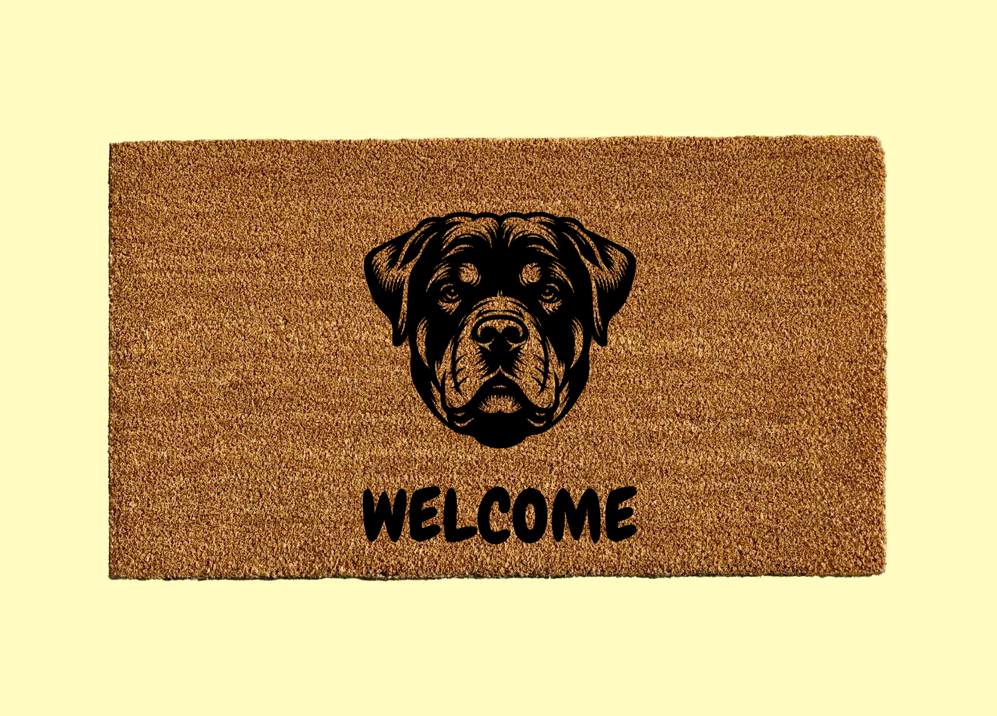 Rottweiler Welcome Door Mat
