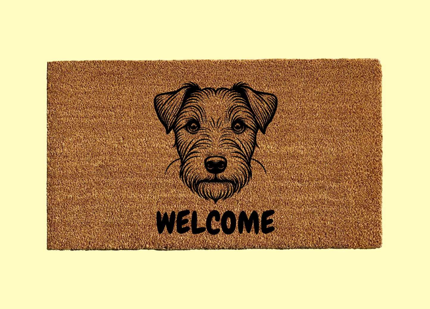 Russel Terrier Welcome Door Mat