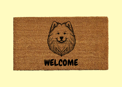 Samoyed Welcome Door Mat