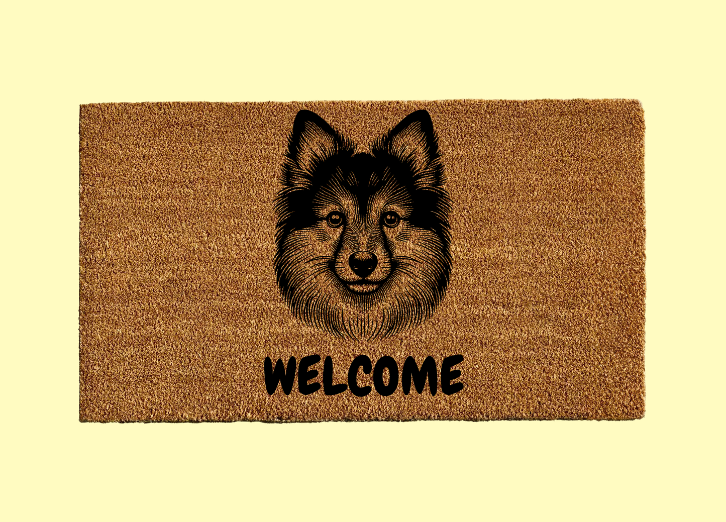 Schipperke Welcome Door Mat