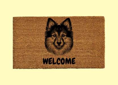 Schipperke Welcome Door Mat