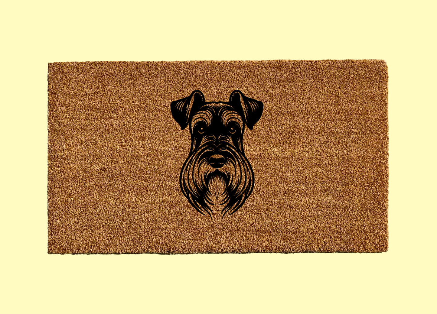 Schnauzer Welcome Door Mat